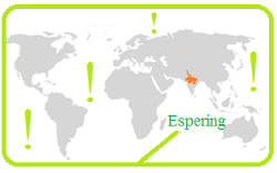 Hindi & Espering map